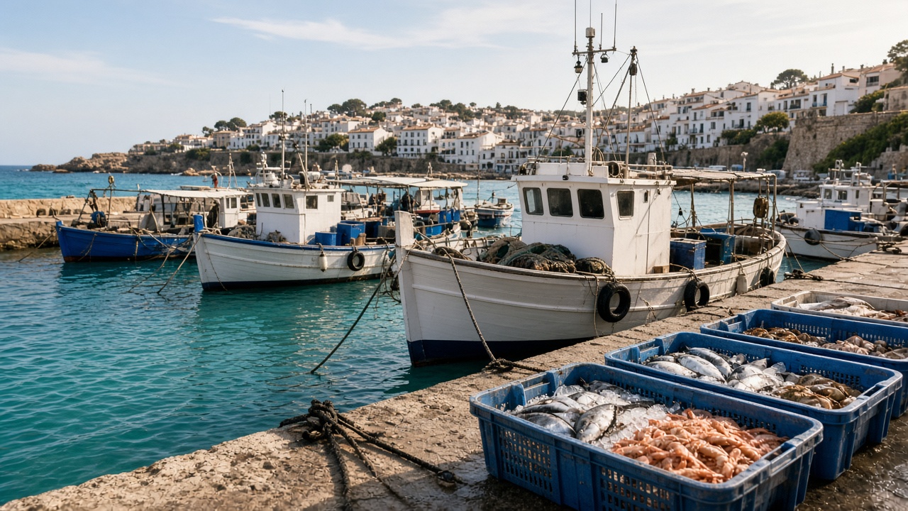 Port i peix fresc a L'Escala